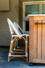 Load image into Gallery viewer, Vale White Counter Height Stool with Back