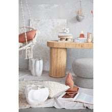 Load image into Gallery viewer, Stoneware Organic Shaped Planter Pot , Matte Cream Color