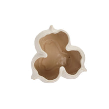 Load image into Gallery viewer, Stoneware Organic Shaped Planter Pot , Matte Cream Color