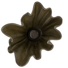 Load image into Gallery viewer, Stoneware Ruffled Vase, Reactive Glaze, Sage Color