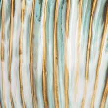 Load image into Gallery viewer, Stoneware Pleated Sculptural Vase (Each One Will Vary)