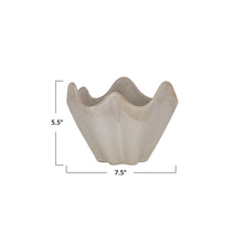 Load image into Gallery viewer, Stoneware Pleated Bowl AH3253