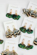 Load image into Gallery viewer, Mallard Fall Feather Tassel Statement Earrings