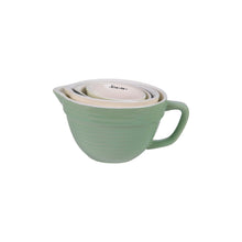 Load image into Gallery viewer, Set of 4 Stoneware Batter Bowl Measuring Cups