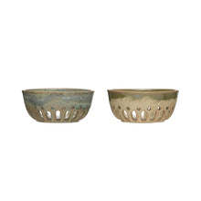 Load image into Gallery viewer, Stoneware Berry Bowl with Glaze