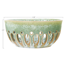 Load image into Gallery viewer, Stoneware Berry Bowl with Glaze