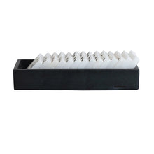Load image into Gallery viewer, Handmade Alabaster Dominoes in Soapstone Box, Set of 29