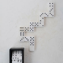 Load image into Gallery viewer, Handmade Alabaster Dominoes in Soapstone Box, Set of 29