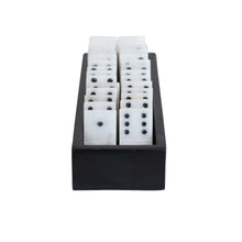 Load image into Gallery viewer, Handmade Alabaster Dominoes in Soapstone Box, Set of 29