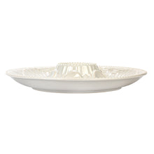 Load image into Gallery viewer, Stoneware Oyster Plate, Matte White
