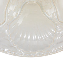 Load image into Gallery viewer, Stoneware Oyster Plate, Matte White