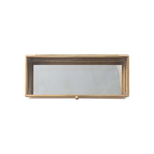 Load image into Gallery viewer, Antique Decorative Mirrored Brass Box