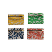 Load image into Gallery viewer, Woven Cotton Printed Zip Pouch