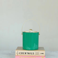 Load image into Gallery viewer, 1-1/2 Quart Enameled Stainless Steel Ice Bucket with Lid