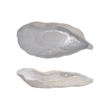 Load image into Gallery viewer, Stoneware Oyster Shell Shaped Bowl & Unglazed (Each Will Vary)