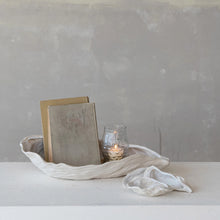 Load image into Gallery viewer, Stoneware Oyster Shell Shaped Bowl & Unglazed (Each Will Vary)