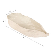 Load image into Gallery viewer, Stoneware Oyster Shell Shaped Bowl & Unglazed (Each Will Vary)
