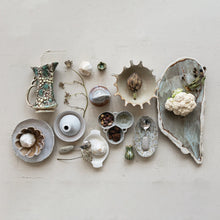 Load image into Gallery viewer, 5-3/4" Round x 2-3/4"H Stoneware Fluted Scalloped Bowl, Reactive Crackle Glaze, Brown