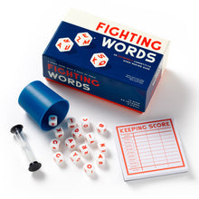 Load image into Gallery viewer, Brass Monkey Fighting Words Dice Game