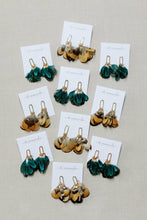 Load image into Gallery viewer, Peacock Feather Fall Statement Tassel Earrings