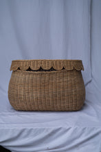 Load image into Gallery viewer, Scalloped Rattan Basket - Medium - Pre-Sale
