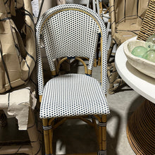 Load image into Gallery viewer, Vale Counter Height Stool with Back - Blue/White