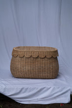 Load image into Gallery viewer, Scalloped Rattan Baskets - Multiple Sizes