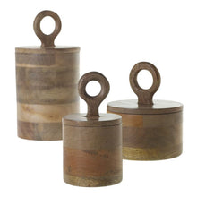 Load image into Gallery viewer, Mango Wood Cannister - Various Sizes