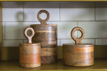 Load image into Gallery viewer, Mango Wood Cannister - Various Sizes