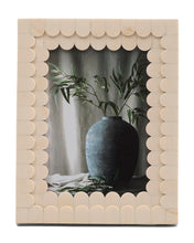 Load image into Gallery viewer, Ivory / Bone Inlay Scalloped Frame