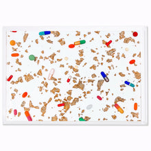 Load image into Gallery viewer, Pills and Gold Flakes Small Acrylic Tray