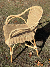 Load image into Gallery viewer, Rattan Scalloped Armchair