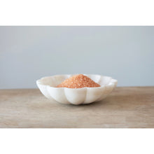 Load image into Gallery viewer, Carved Marble Flower Shaped Dish