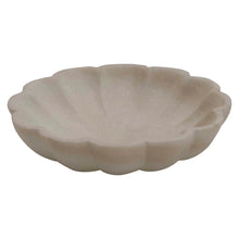 Load image into Gallery viewer, Carved Marble Flower Shaped Dish