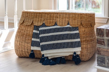 Load image into Gallery viewer, Scalloped Rattan Basket - Large - in STOCK!

