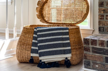 Load image into Gallery viewer, Scalloped Rattan Basket - Large - in STOCK!
