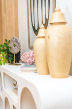 Load image into Gallery viewer, White Wood Console Table