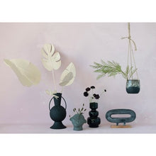 Load image into Gallery viewer, Distressed Handmade Paper Mache Vase