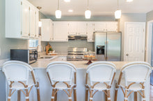 Load image into Gallery viewer, Vale White Counter Height Stool with Back