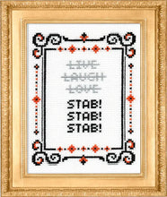 Load image into Gallery viewer, Stab! Stab! Stab! Deluxe Cross Stitch Kit
