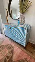 Load image into Gallery viewer, Blue Bone Inlay Waterfall Two Door Console
