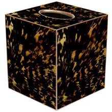 Load image into Gallery viewer, Tortoise Shell Tissue Box Cover: Paper Mache TB8440
