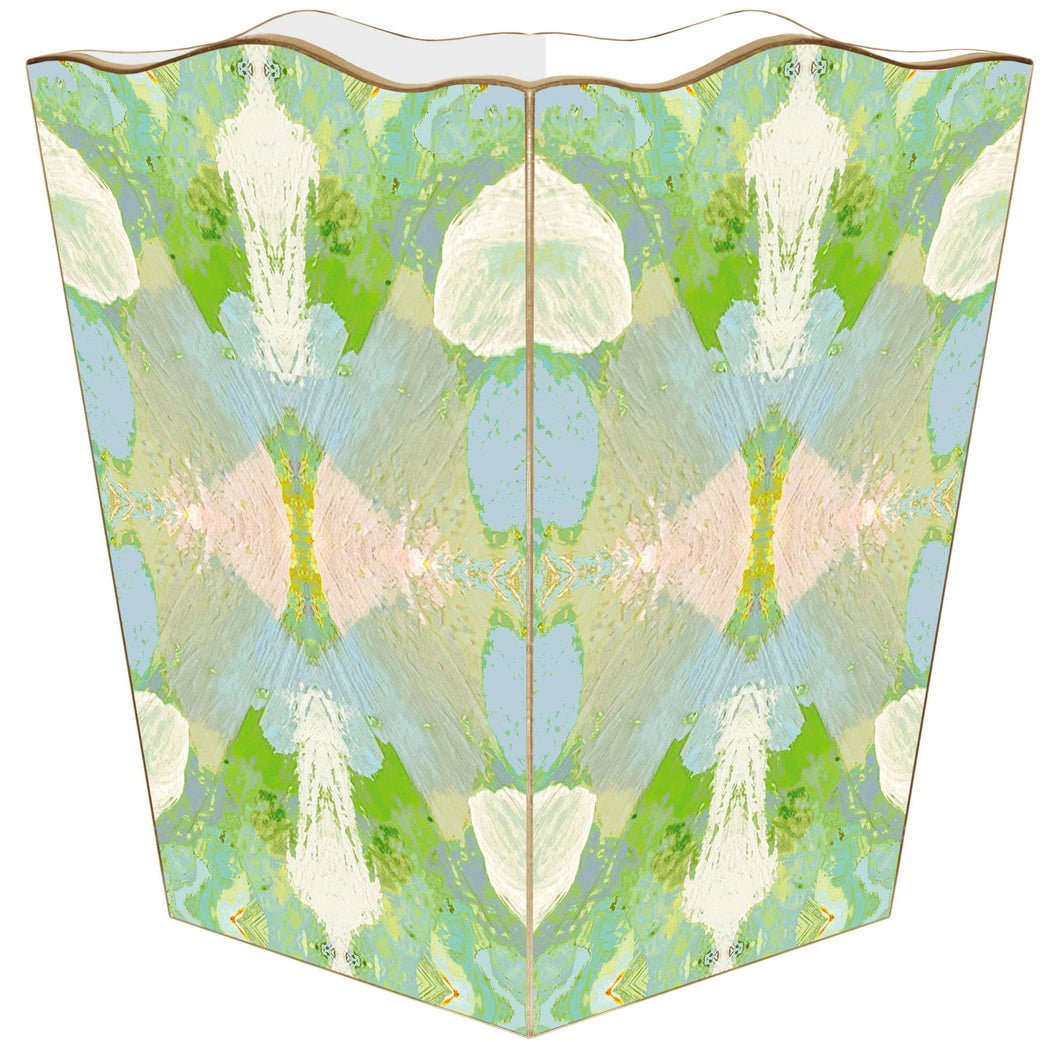 Elephant Falls Laura Park Wastepaper Basket: Scalloped Top