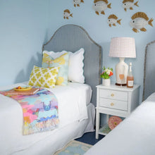 Load image into Gallery viewer, Antigua Smile Throw Blanket By Laura Park
