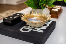 Load image into Gallery viewer, Stoneware Sunburst Shaped Serving Bowl with Glaze
