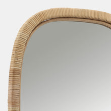 Load image into Gallery viewer, 22x34 Rectangular Rattan Mirror
