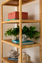 Load image into Gallery viewer, Rattan Bookshelf Etagere Bookcase
