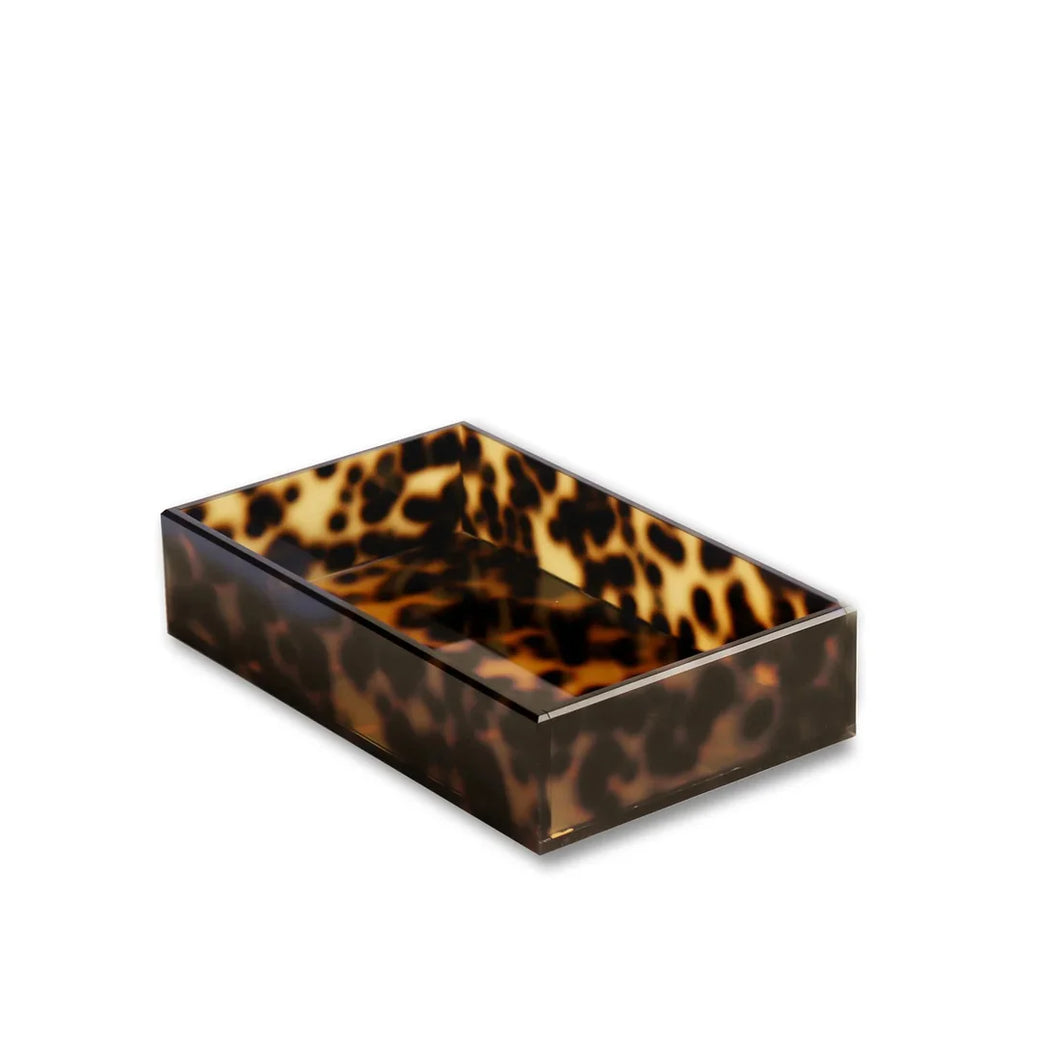 VIDA Tortoise Shell Acrylic Guest towel Holder