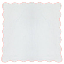 Load image into Gallery viewer, Laura Park Scalloped Euro Sham, Pink / White
