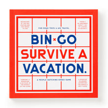 Load image into Gallery viewer, Brass Monkey Bin-Go Survive a Vacation Bingo Book
